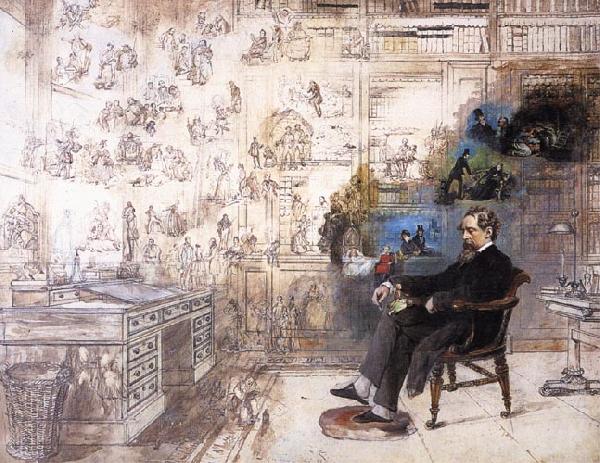 Robert William Buss Dickens's Dream oil painting picture